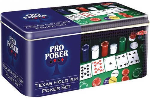 Texas Hold’em Poker Set in Tin