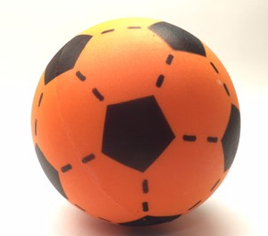 Foam Voetbal Oranje 20 cm