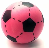 Foam Voetbal Roze (20cm)
