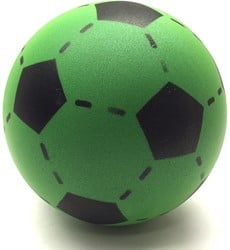 Foam Voetbal Groen (20 cm)