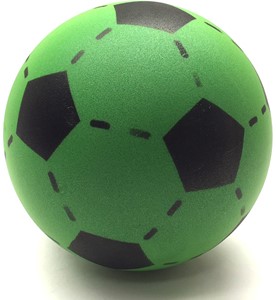 Foam Voetbal Groen 20 cm