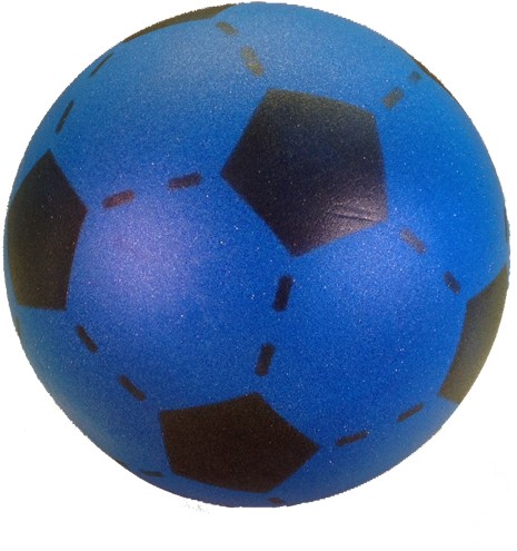 Foam Voetbal Blauw (20cm)