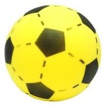 Foam Voetbal Geel (20cm)