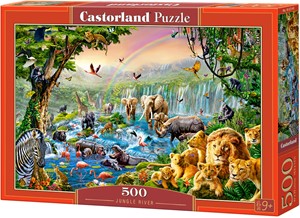 SpellenRijk Jungle River Puzzel (500 stukjes) aanbieding