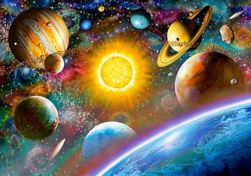 Outer Space Puzzel (500 stukjes)-2