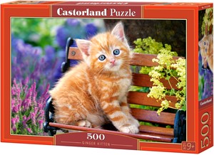 Thumbnail van een extra afbeelding van het spel Ginger Kitten Puzzel (500 stukjes)