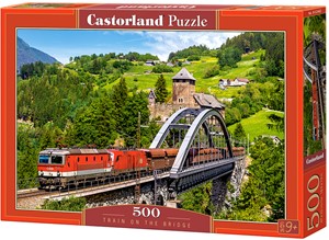 Afbeelding van het spel Train on the Bridge Puzzel (500 stukjes)