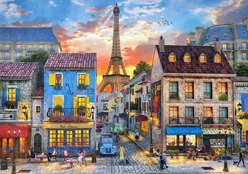 Streets of Paris Puzzel (500 stukjes)-2