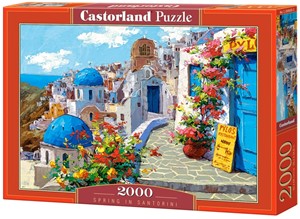 Afbeelding van het spel Spring in Santorini Puzzel (2000 stukjes)