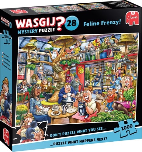 Wasgij Mystery 28 - Kat-en-Muisspel! (1000 stukjes)