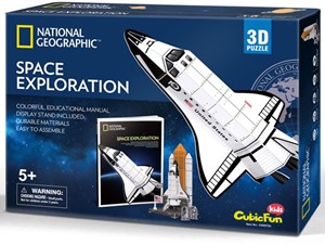 Cubicfun 3D Puzzel Kids Space Exploration 65 Stukjes cubicfun kopen in de aanbieding