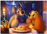 Disney Lady and the Tramp Puzzel (1000 stukjes)-2