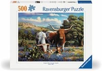 Loving Longhorns Puzzel (500 stukjes)
