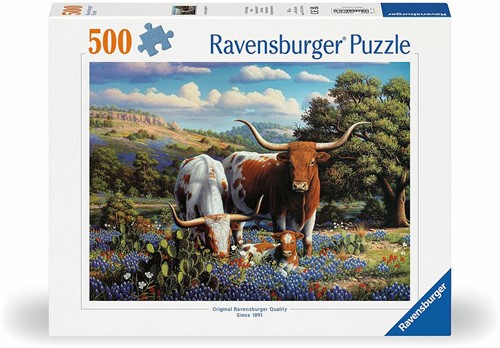 Loving Longhorns Puzzel (500 stukjes)