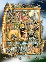 Dieren Collage Puzzel (100 XXL stukjes)-2