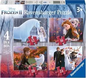 Afbeelding van het spel Frozen 2 - Liefde en vriendschap Puzzel (4 in 1)