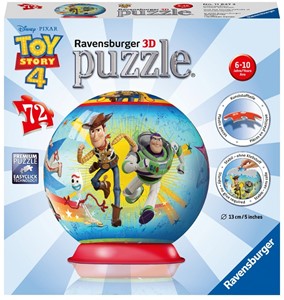 Thumbnail van een extra afbeelding van het spel 3D Puzzel - Toy Story 4 (72 stukjes)