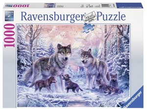 Afbeelding van het spel Arctische Wolven Puzzel (1000 stukjes)