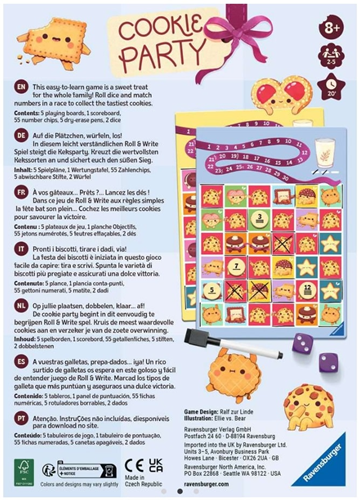 Cookie Party - Roll & Write spel-2