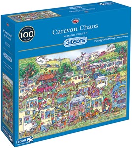 Afbeelding van het spelletje Caravan Chaos Puzzel (1000 stukjes)