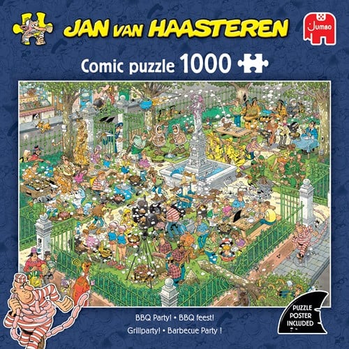 Jan van Haasteren - BBQ Feest! Puzzel (1000 stukjes)-3
