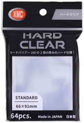 KMC - Standard Sleeves - Hard Clear 64 stuks (66x91mm)