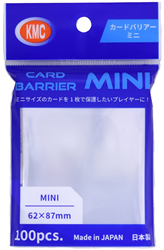 KMC - Small Sleeves - Card Barrier Mini 100 stuks (62x87mm)