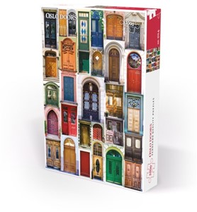 Afbeelding van het spelletje Oslo Doors Puzzel (1000 stukjes)