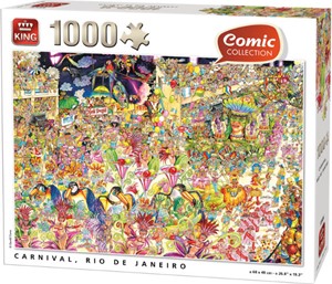 Afbeelding van het spelletje Comic - Rio de Janeiro Carnaval Puzzel (1000 stukjes)