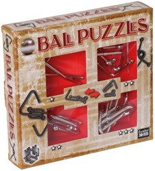 Ball Metalen Breinbrekers Puzzel - Rood