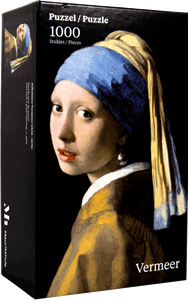 Afbeelding van het spelletje Meisje met de Parel - Johannes Vermeer Puzzel (1000 stukjes)