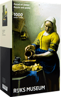 Het Melkmeisje - Johannes Vermeer Puzzel (1000 stukjes)