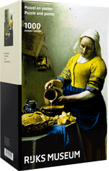 Het Melkmeisje - Johannes Vermeer Puzzel (1000 stukjes)