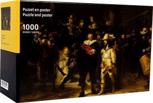 Afbeelding van het spelletje De Nachtwacht - Rembrandt van Rijn Puzzel (1000 stukjes)