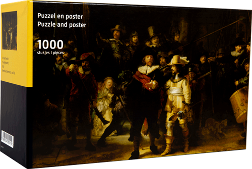 De Nachtwacht - Rembrandt van Rijn Puzzel (1000 stukjes)