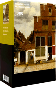 Afbeelding van het spelletje Het Straatje - Johannes Vermeer Puzzel (1000 stukjes)