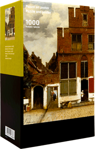 Afbeelding van het spelletje Het Straatje - Johannes Vermeer Puzzel (1000 stukjes)