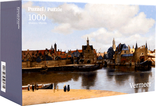 Gezicht op Delft - Johannes Vermeer Puzzel (1000 stukjes)