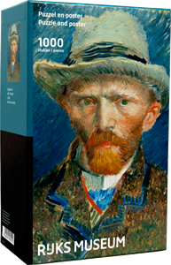 Afbeelding van het spelletje Zelfportret - Vincent van Gogh Puzzel (1000 stukjes)