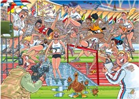 Wasgij Original 44 - De Zomerspelen Puzzel (1000 stukjes)-2