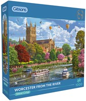 Steve Crisp - Worcester from the River Puzzel (1000 stukjes)