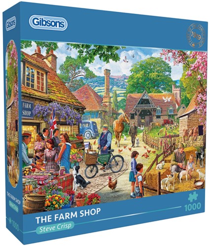 Steve Crisp - The Farm Shop Puzzel (1000 stukjes)