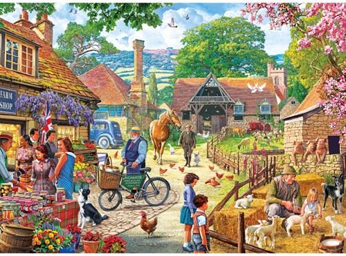 Steve Crisp - The Farm Shop Puzzel (1000 stukjes)-2