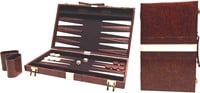 Backgammon Koffer Bruin (38 cm)