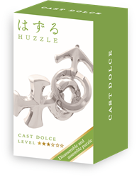 Mini Huzzle Cast Puzzle - Dolce Silver (level 3)