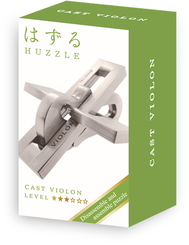 Mini Huzzle Cast Puzzle - Violon Silver (level 3)