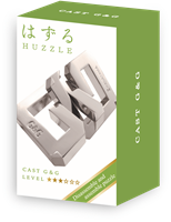 Mini Huzzle Cast Puzzle - G&G Silver (level 3)