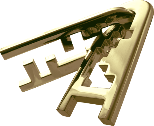Mini Huzzle Cast Puzzle - Keyhole Gold (level 4)-2