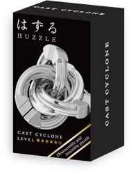 Mini Huzzle Cast Puzzle - Cyclone Silver (level 5)