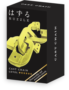 Huzzle Mini  Cast Puzzle - Chain Gold (level 6)